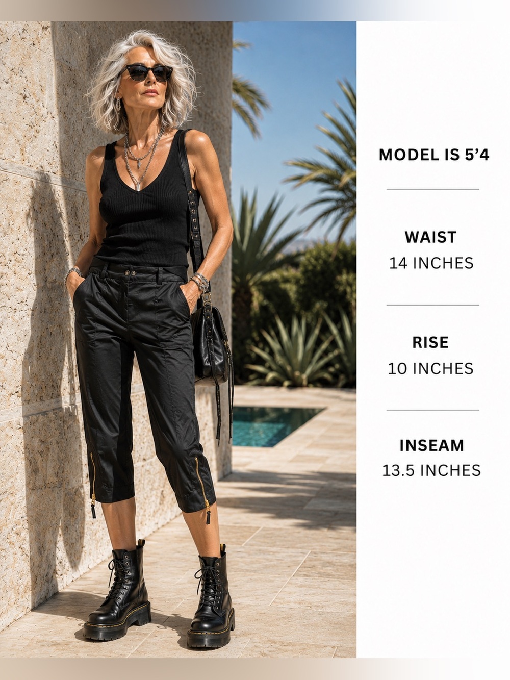 Dolce & Gabbana Black Capri Pants |Size IT 38